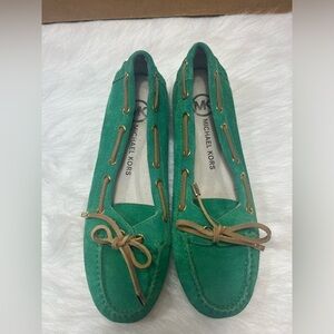 Michael Michael Kors Blair Moc Palm Green (Size 8M)